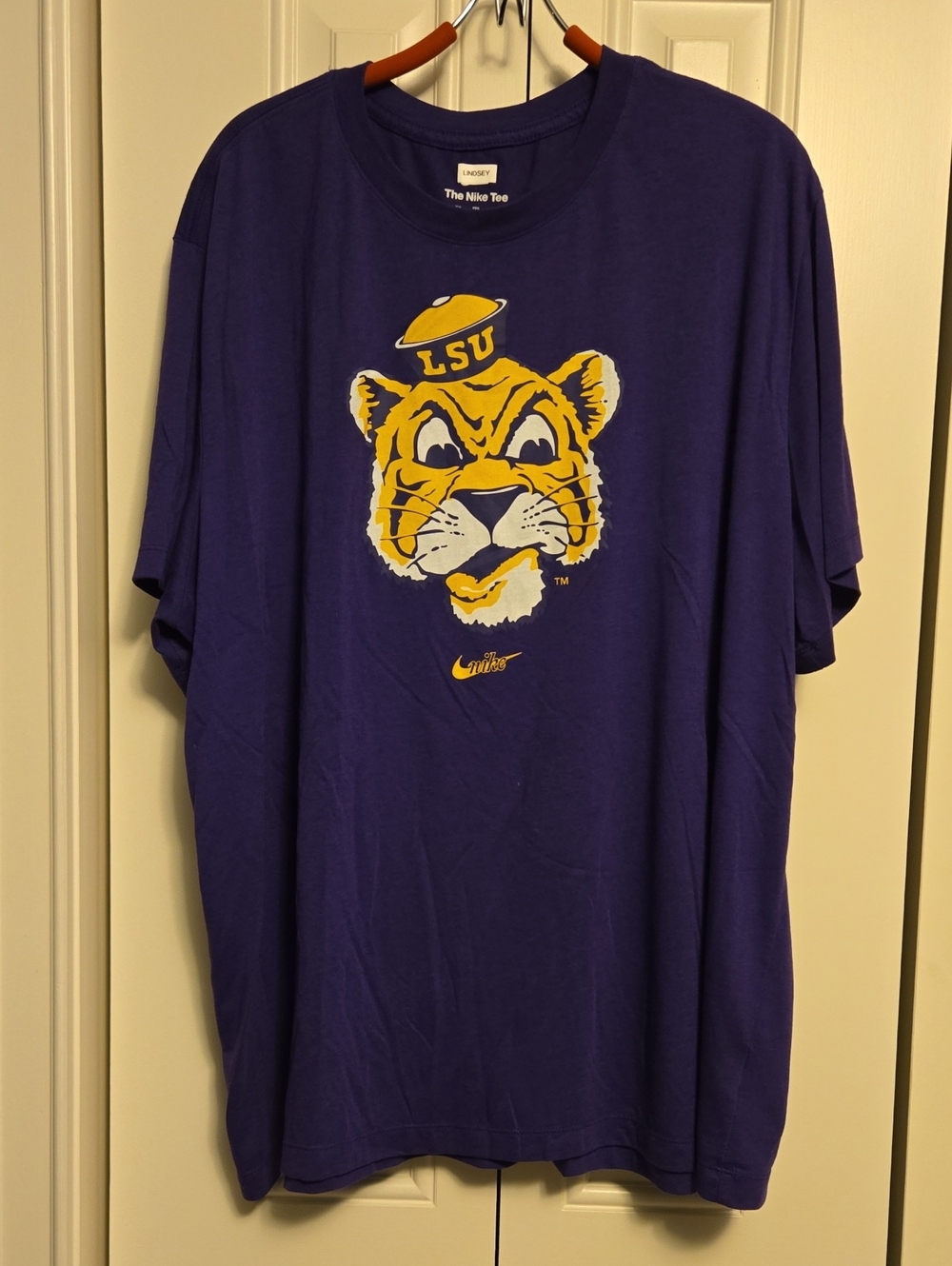 Nike Purple LSU Tiger Graphic Short Sleeve Tee